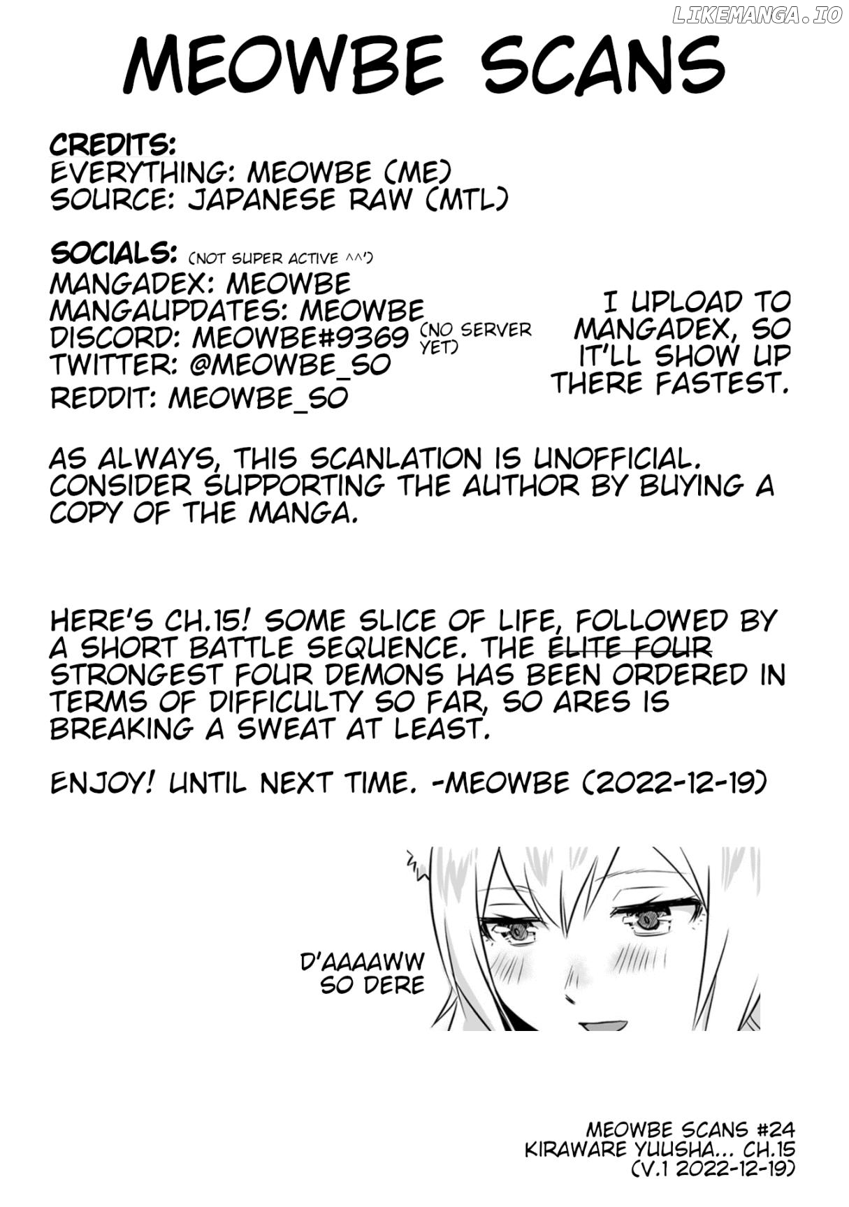 I played the role of a hated hero, but for some reason I’m loved by the Last Boss and living with her! chapter 15 - page 27