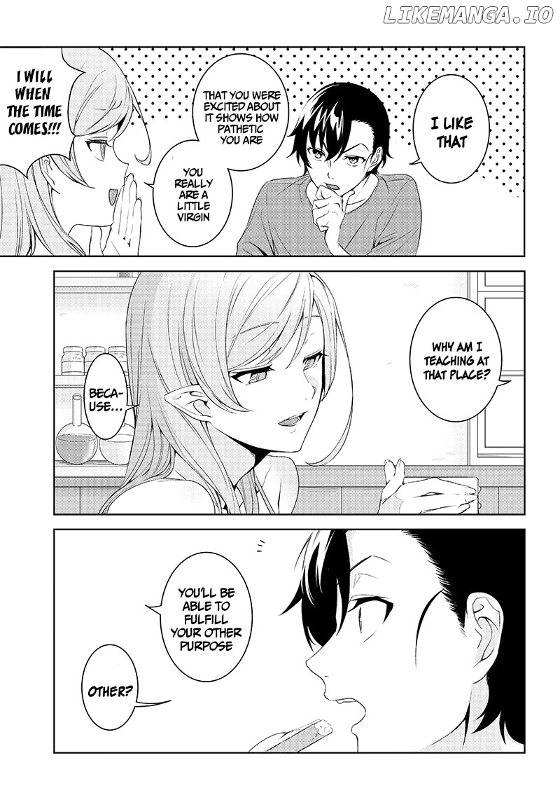 Matei Kyoushi to Juuzoku Shoujo no Haitoku Keiyaku chapter 1.1 - page 9