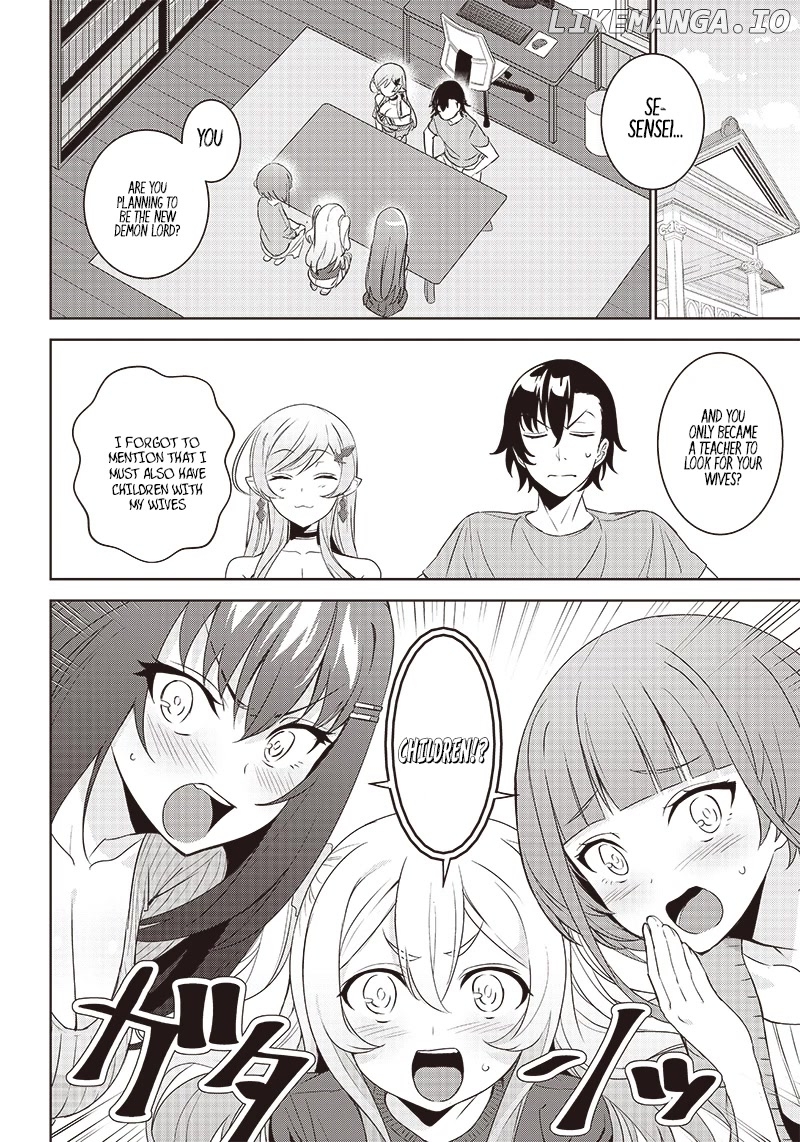 Matei Kyoushi to Juuzoku Shoujo no Haitoku Keiyaku chapter 6.1 - page 2