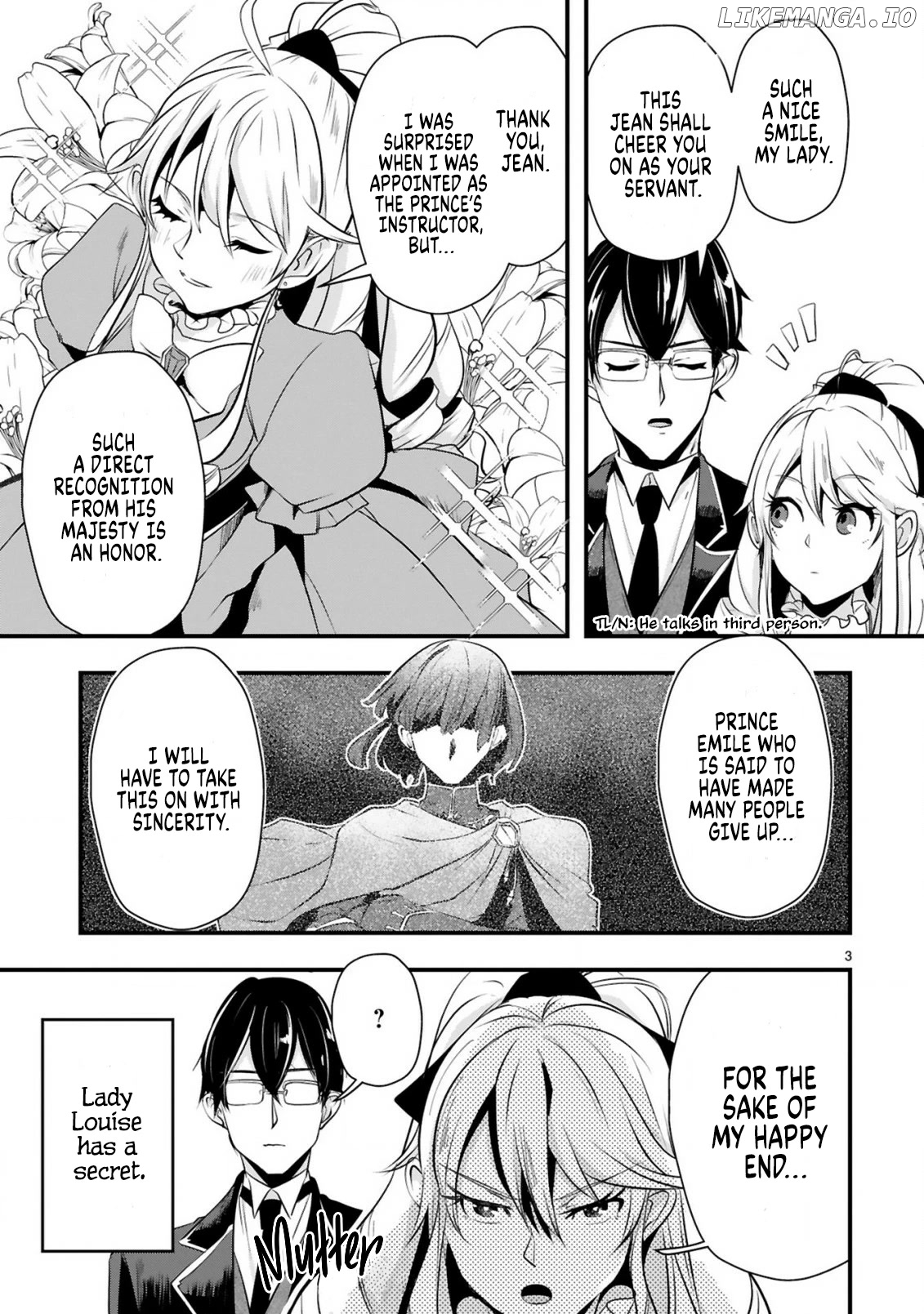 The Duke’s Daughter Who Was a Villain in Her Previous Lives Was Entrusted with Training a Hikikomori Prince chapter 1 - page 4
