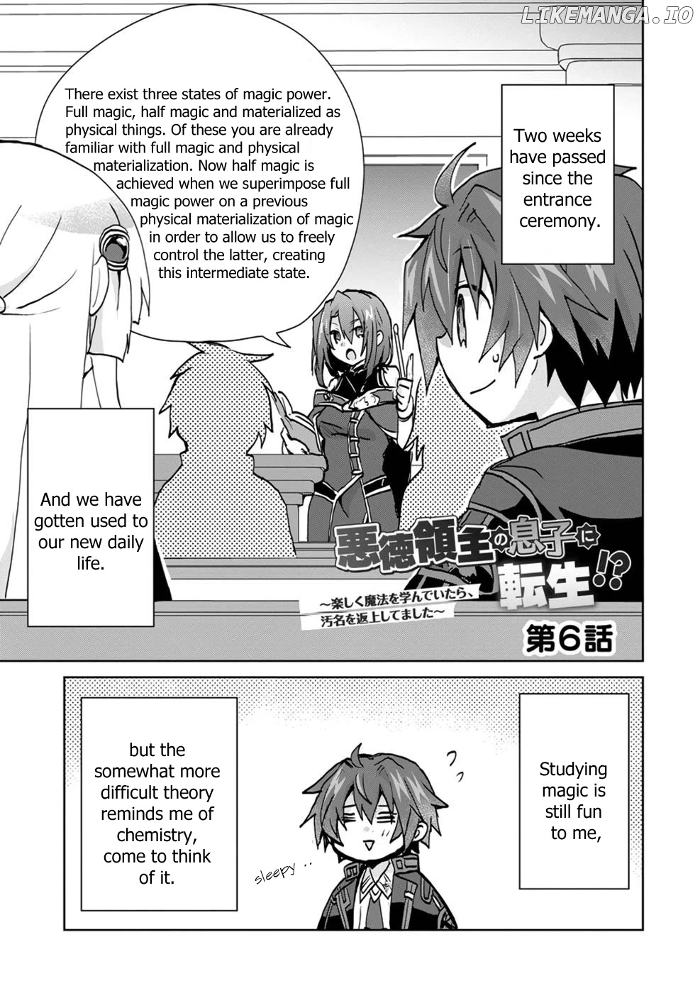 Reincarnated As The Son Of A Vicious Lord! ~When I Was Having Fun Learning Magic, I Had To Get Rid Of My Stigma~! chapter 6 - page 2