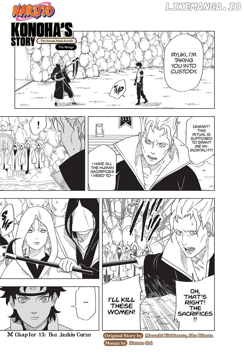 Naruto: Konoha's Story - The Steam Ninja Scrolls: The Manga chapter 13 - page 1