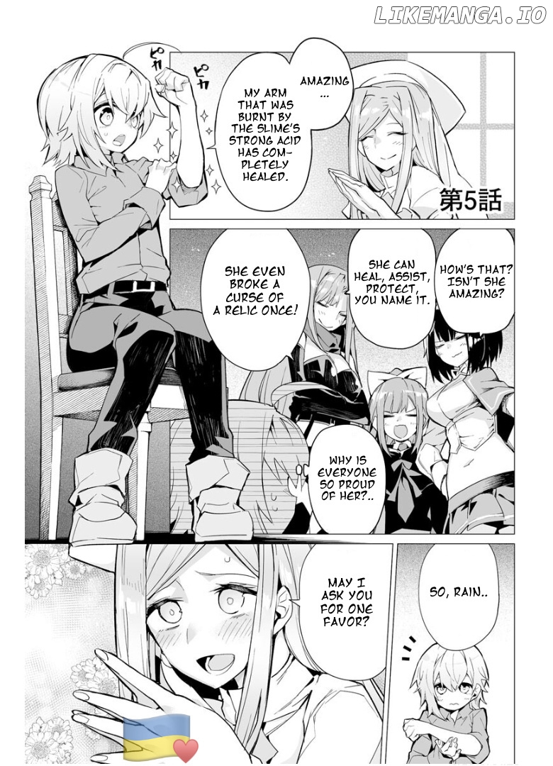 Saikyou no Chikara wo Te ni Ireta Kawari ni Onna no Ko ni Narimashita – Onna dake no Party ni Boku ga Haitte mo Iwakan ga nai no wa Komarun desuga chapter 9 - page 2