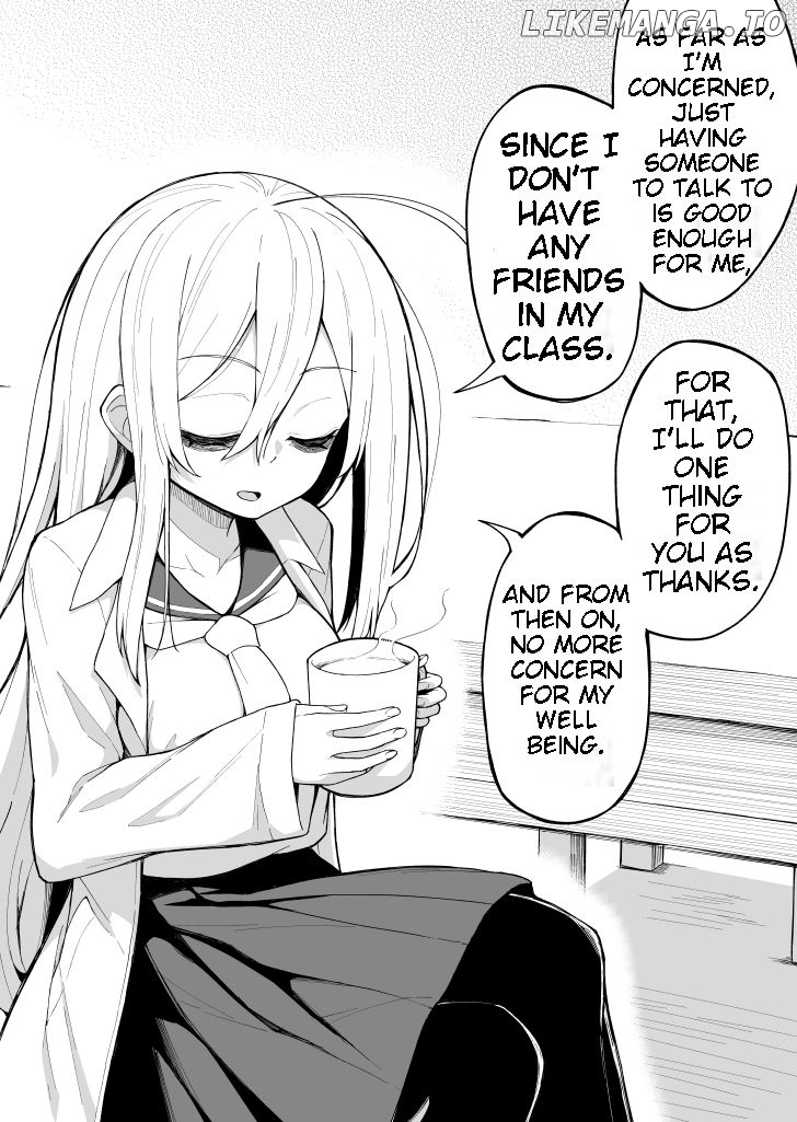 A girl whose dark circles in her eyes disappear as the story progresses. chapter 2 - page 3