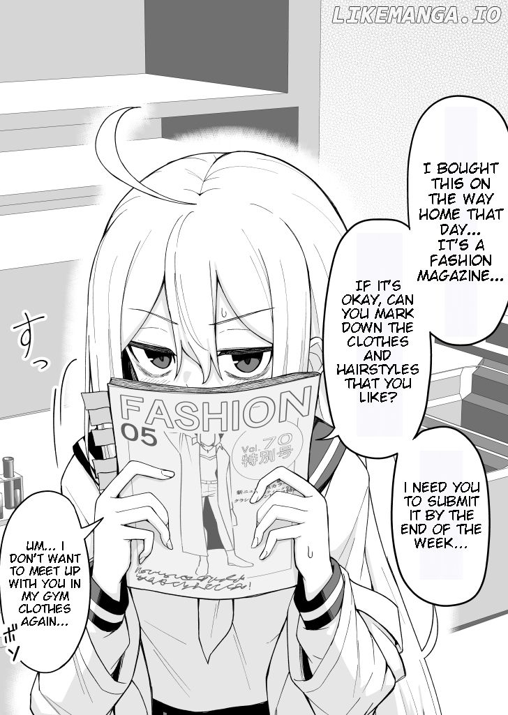 A girl whose dark circles in her eyes disappear as the story progresses. chapter 6 - page 2