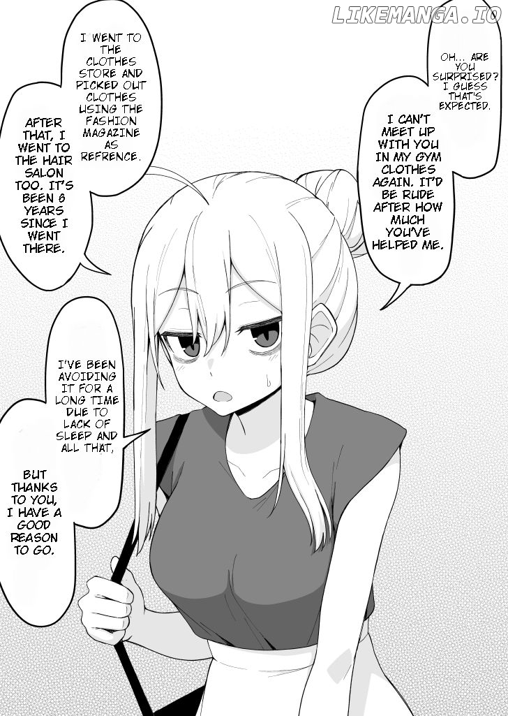 A girl whose dark circles in her eyes disappear as the story progresses. chapter 7 - page 2