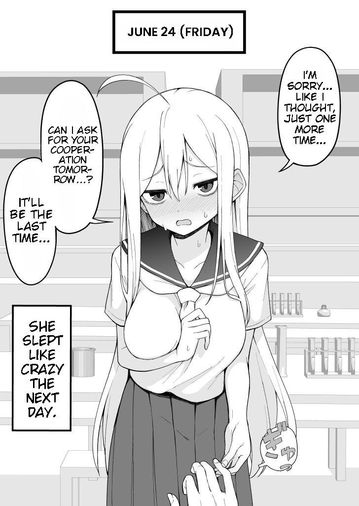 A girl whose dark circles in her eyes disappear as the story progresses. chapter 9 - page 3