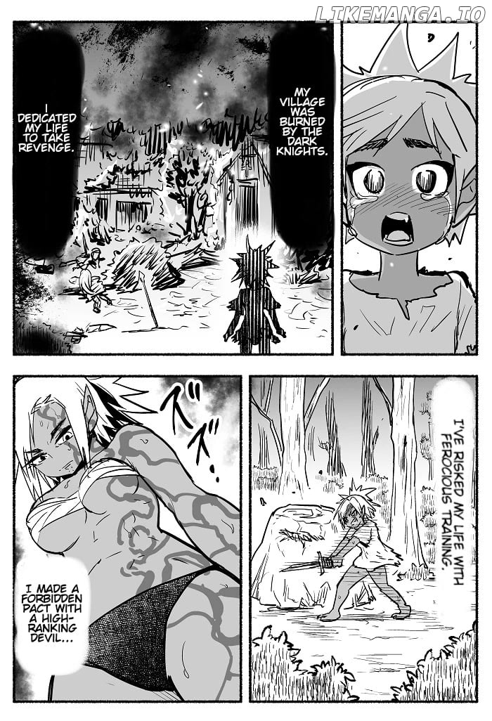 Having finished her lifelong revenge, Ms. Dark Elf has too much free time. chapter 1 - page 2