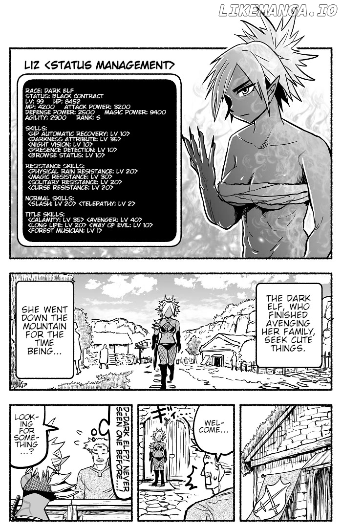 Having finished her lifelong revenge, Ms. Dark Elf has too much free time. chapter 3 - page 2