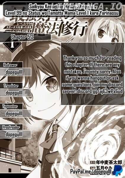Saikyou Kensei no Mahou Shugyou: Level 99 no Status wo Tamotta Mama Level 1 kara Yarinaosu chapter 5.2 - page 18