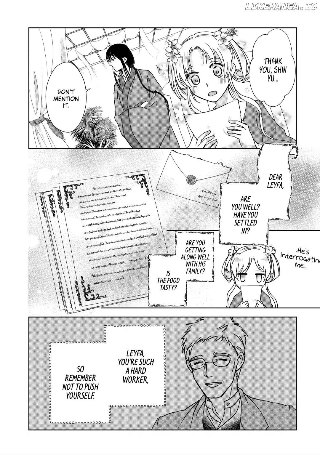 Botsuraku Reijou No Ikoku Kekkonroku chapter 4.4 - page 2