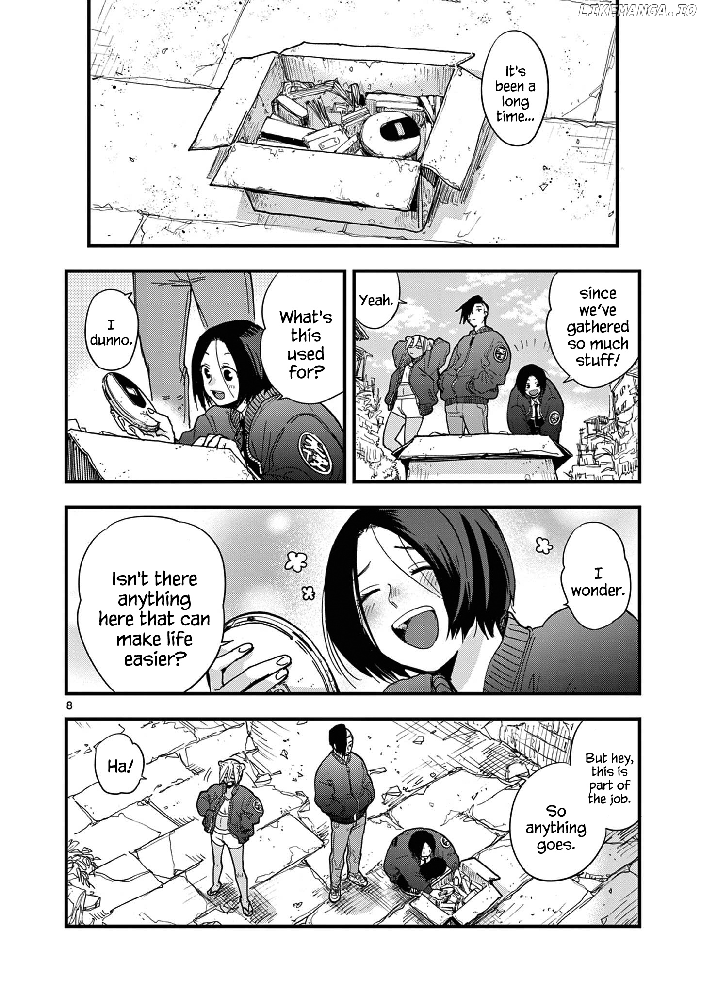 Shuumatsu No Jinrui Ni Bunmei Wa Hitsuyou Desu Ka? chapter 17 - page 8