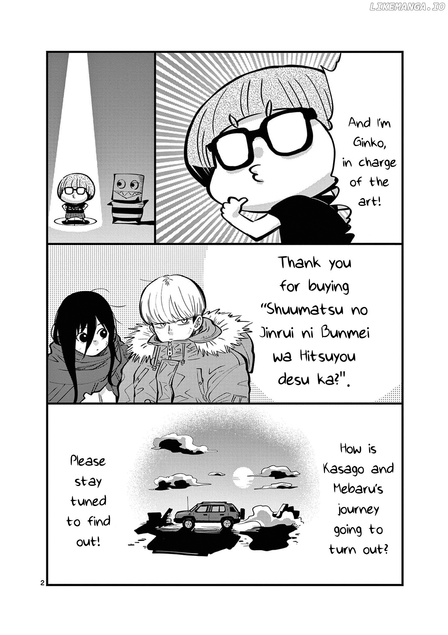 Shuumatsu No Jinrui Ni Bunmei Wa Hitsuyou Desu Ka? chapter 4 - page 46