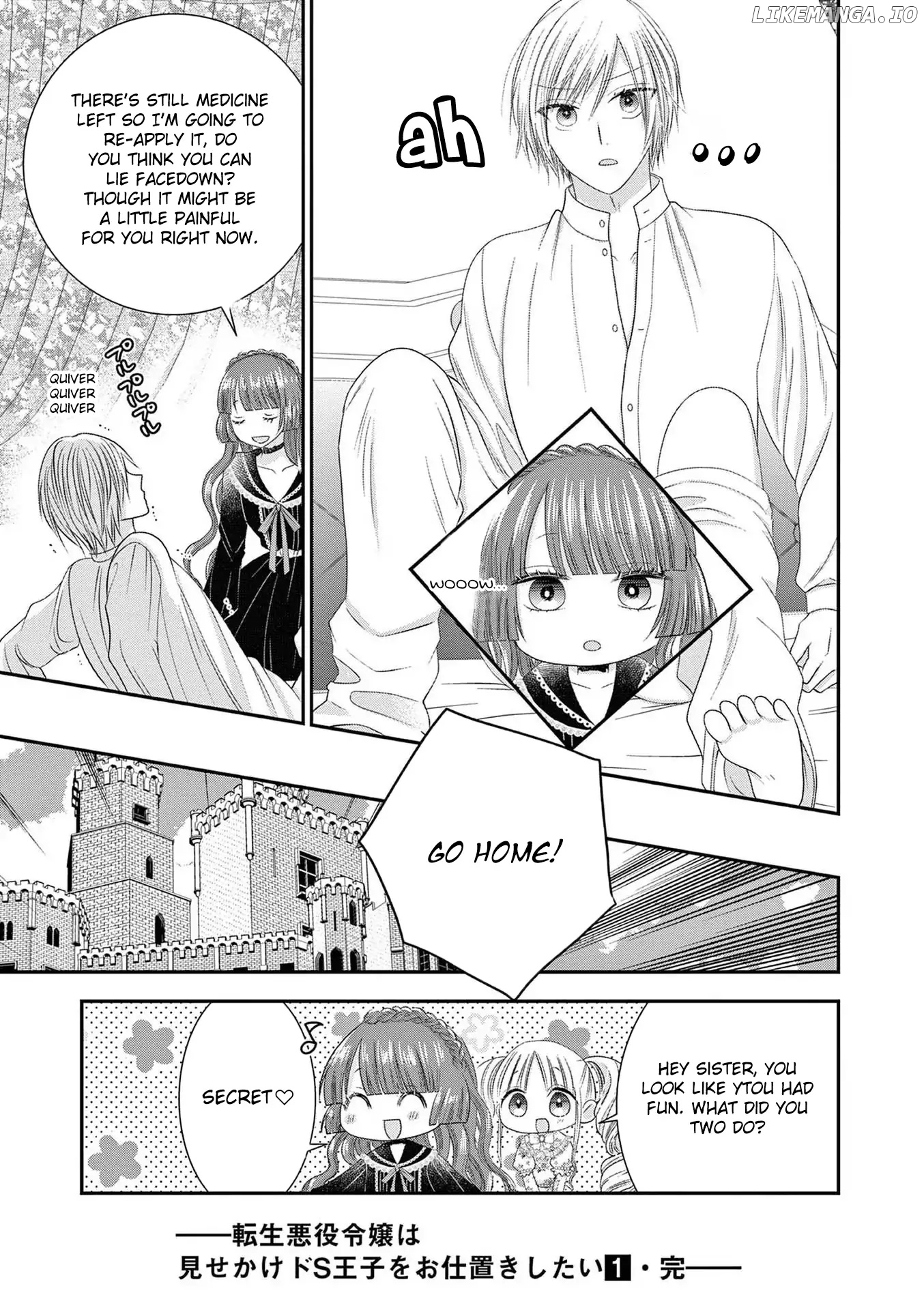 The villainess wants to punish the sadistic prince chapter 6.5 - page 7