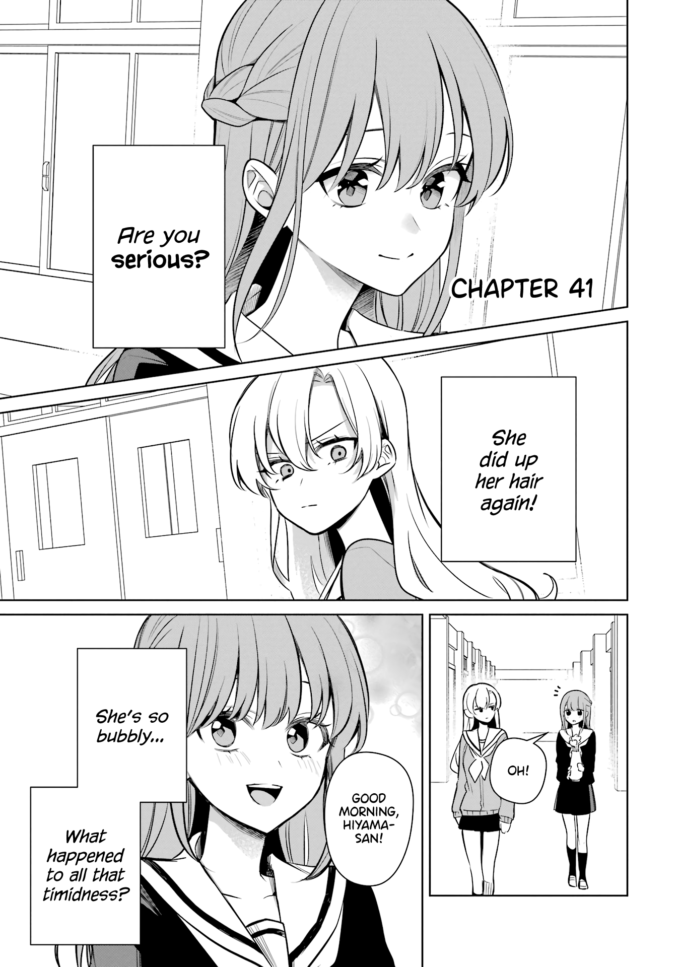 Shoujo Manga Protagonist X Rival-San (Serialization) chapter 41 - page 1