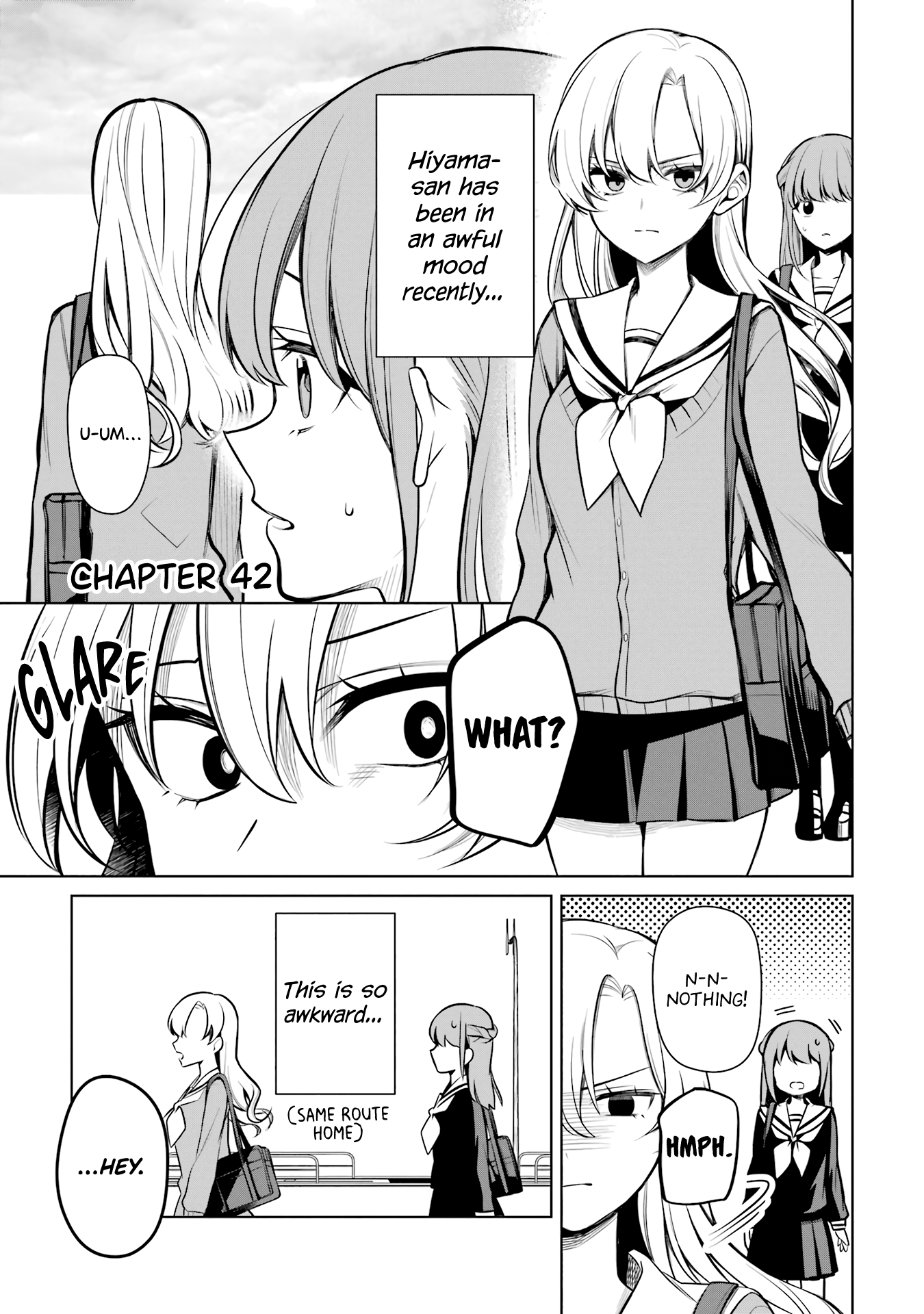 Shoujo Manga Protagonist X Rival-San (Serialization) chapter 42 - page 1