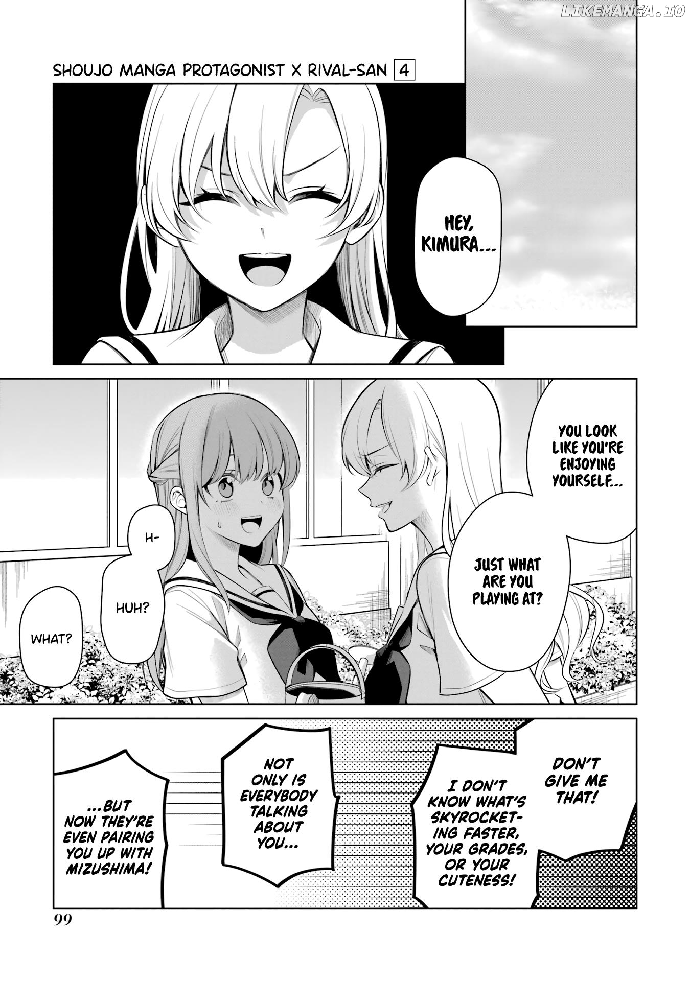 Shoujo Manga Protagonist X Rival-San (Serialization) chapter 46 - page 3