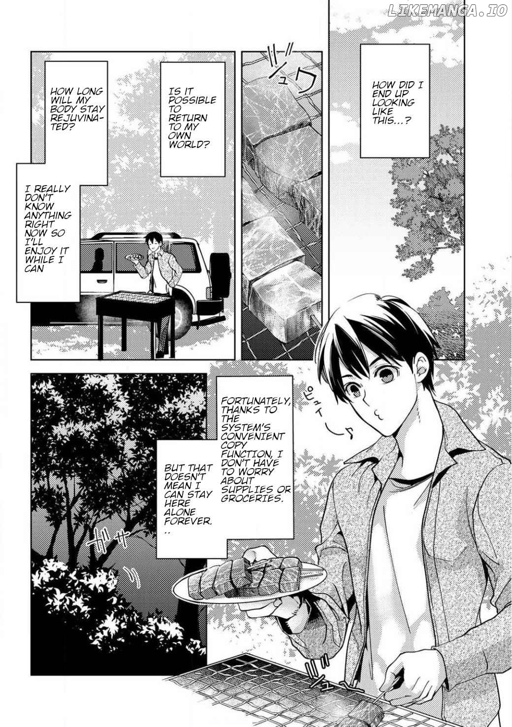 Ossan no Remake Bouken Nikki: Autocamp kara Hajimaru Isekai Mankitsu Life chapter 2.1 - page 2