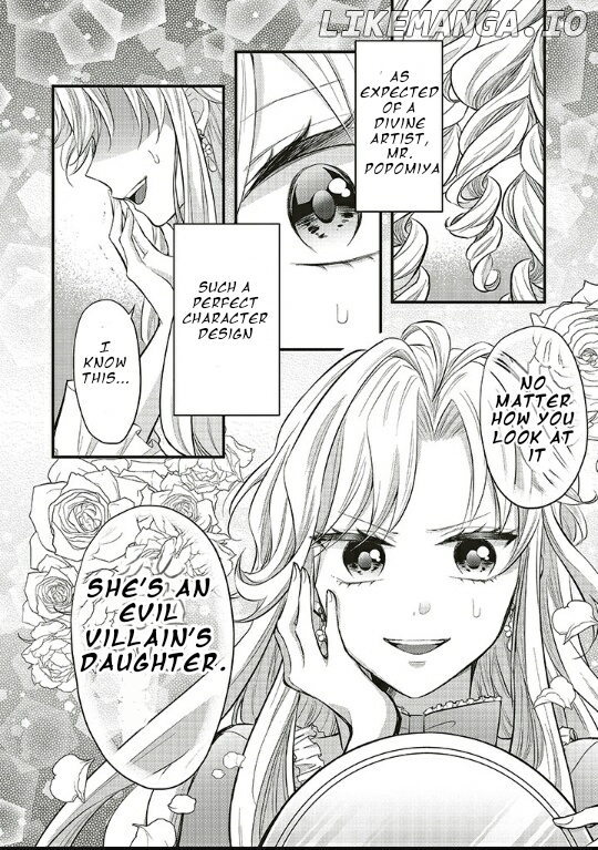 The Villain Daughter Wants to make an Otome Game even if she seincarnates in Another world! Why am I involved in hiding my hobby? Chapter 1.1 - page 7