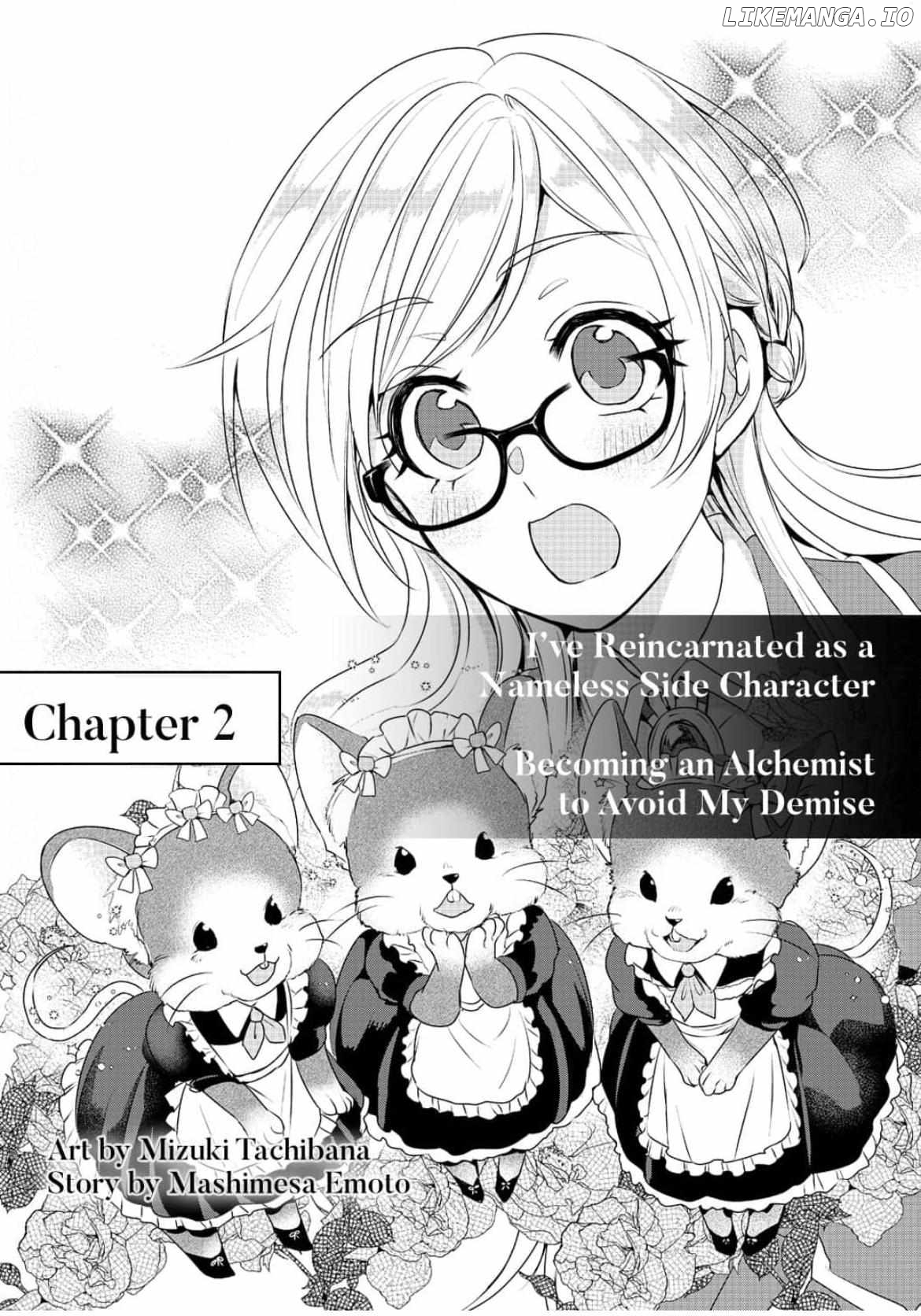 I've Reincarnated as a Nameless Side Character: Becoming an Alchemist to Avoid My Demise Chapter 2 - page 2