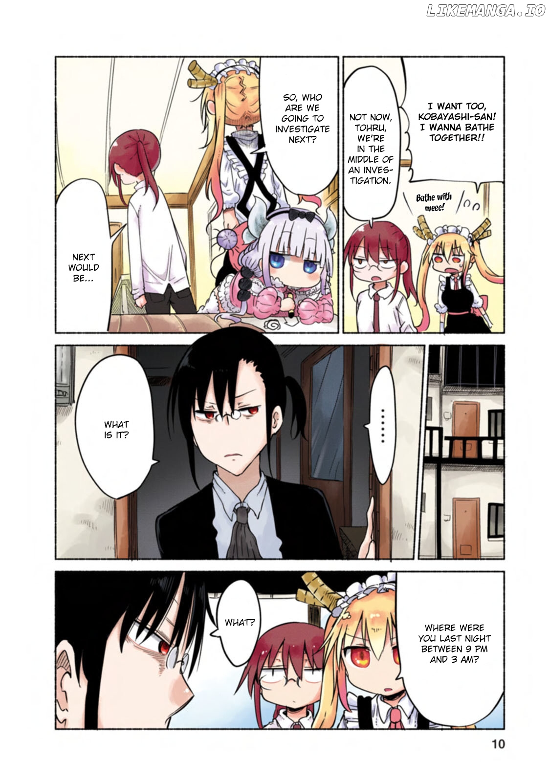 Kobayashi-San Chi No Maid Dragon Full Color Comic chapter 1 - page 7