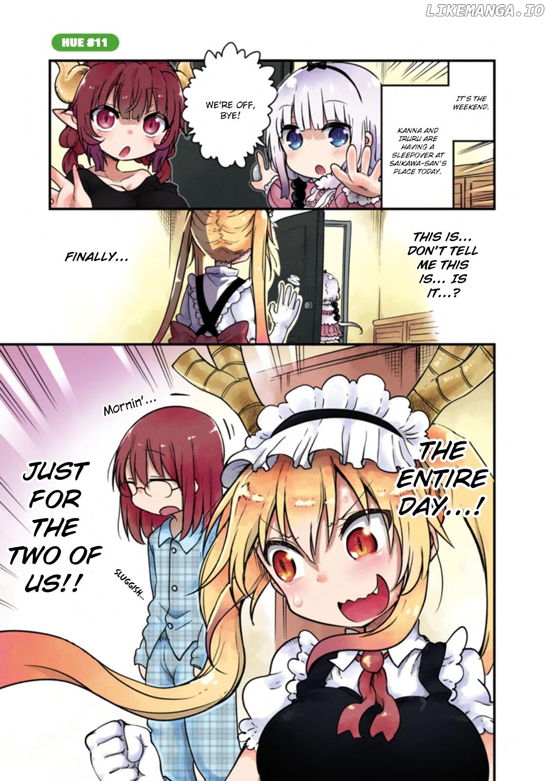 Kobayashi-San Chi No Maid Dragon Full Color Comic chapter 11 - page 1