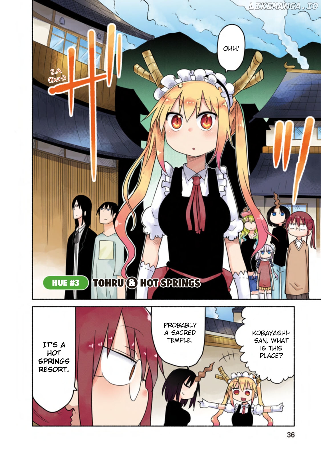 Kobayashi-San Chi No Maid Dragon Full Color Comic chapter 3 - page 2