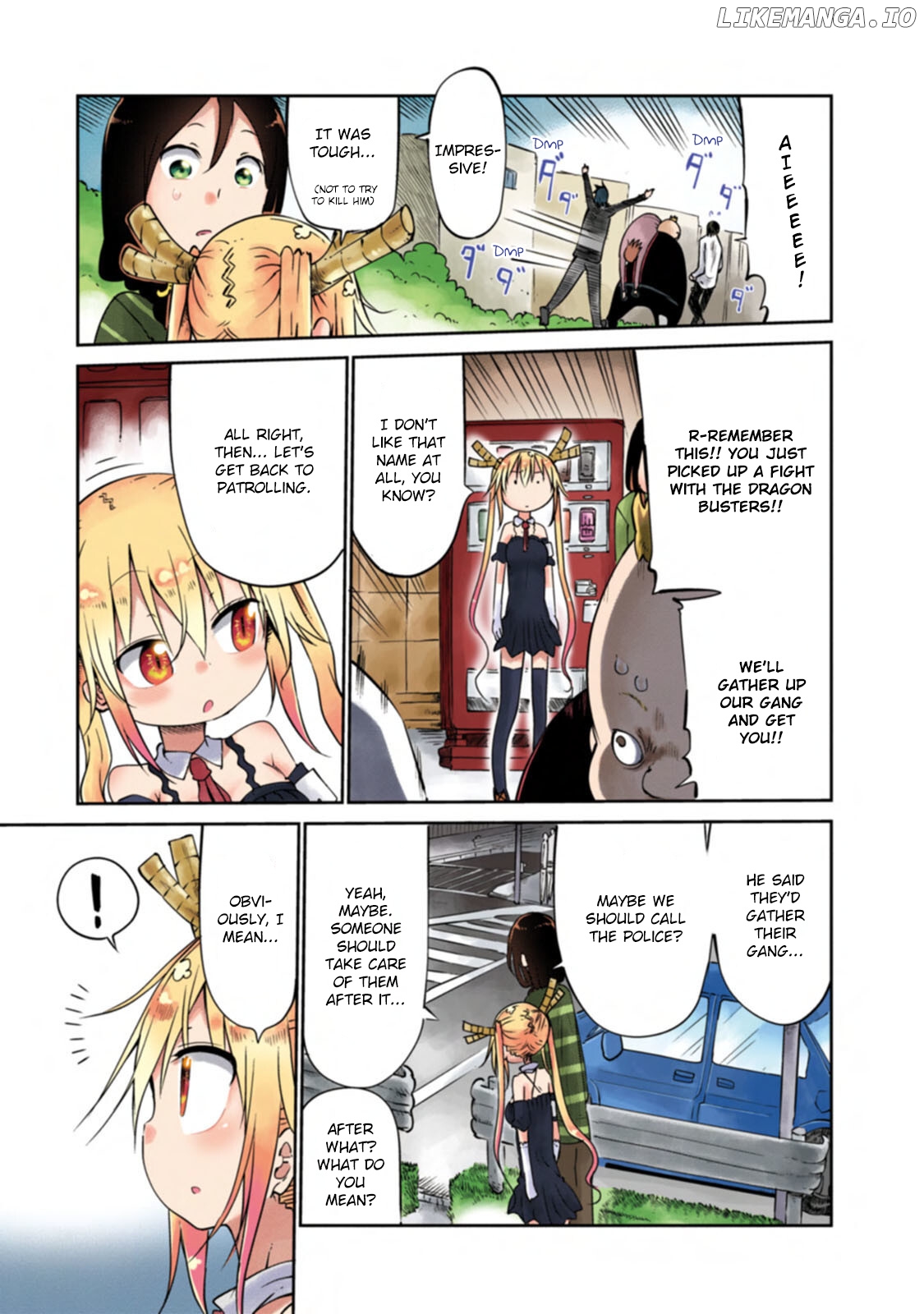 Kobayashi-San Chi No Maid Dragon Full Color Comic chapter 4 - page 7