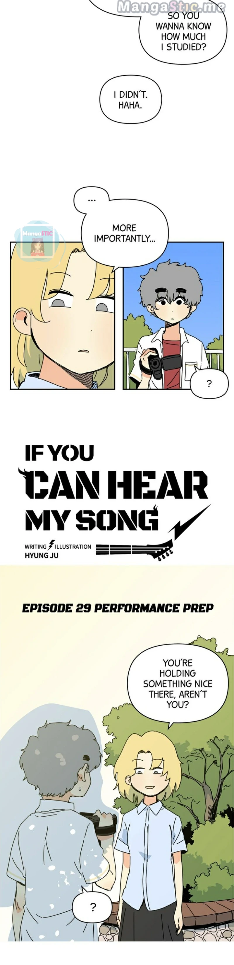 If You Can Hear My Song chapter 29 - page 3