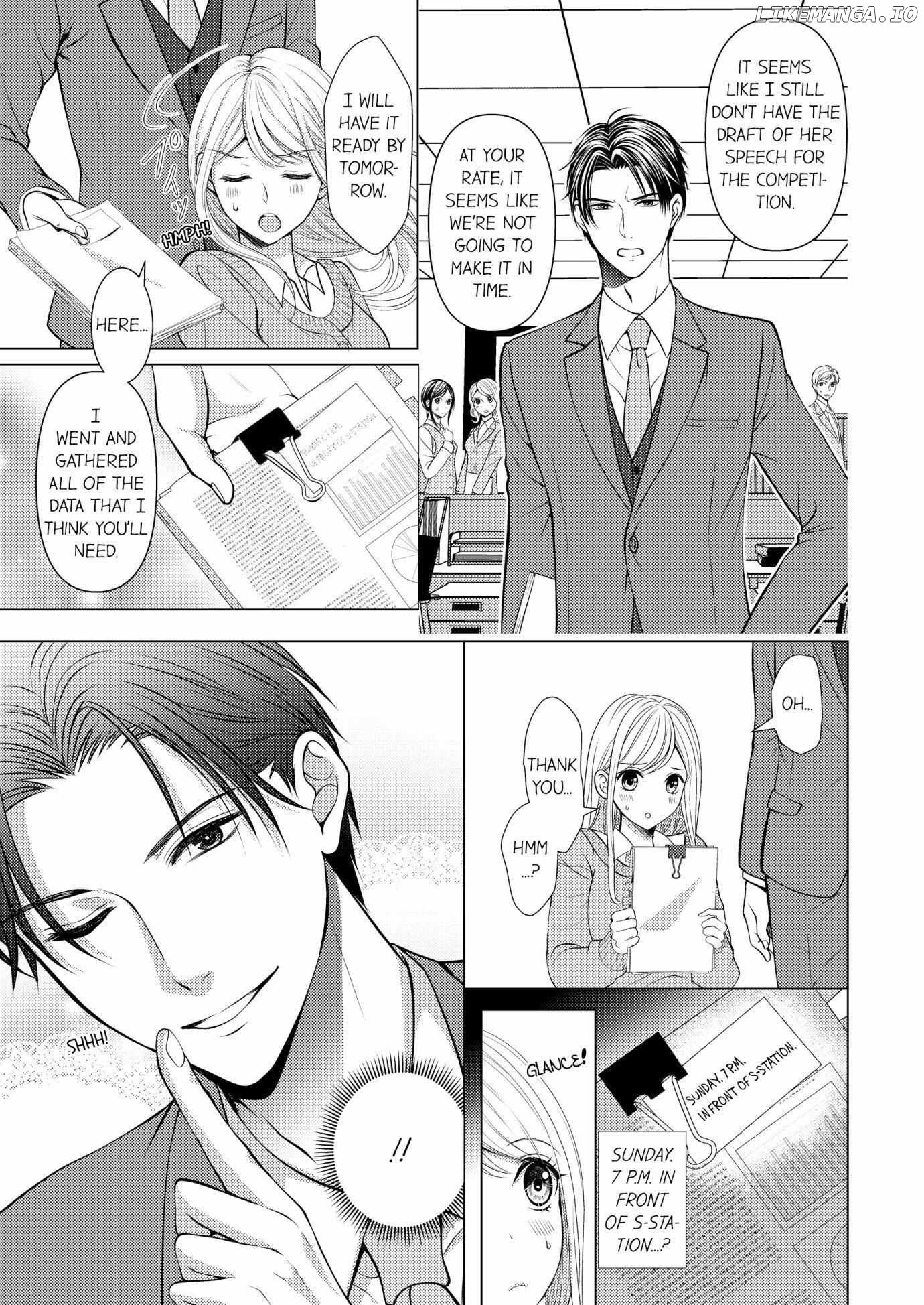 Iinazuke Shachou wa Itto ni Ueteiru 20nenkan Oazuke Sareta da, Kakugoshiro yo? Chapter 1 - page 9
