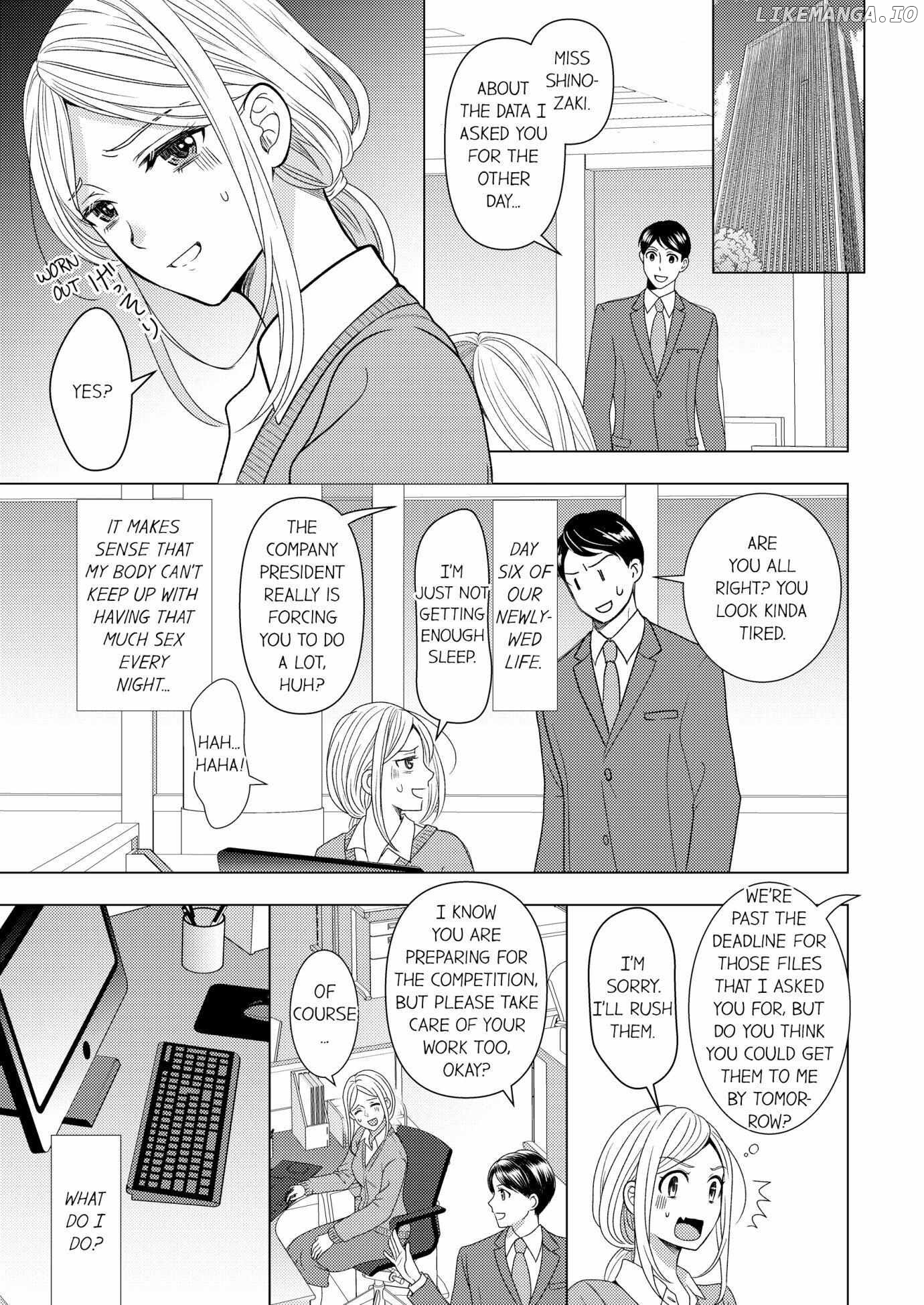 Iinazuke Shachou wa Itto ni Ueteiru 20nenkan Oazuke Sareta da, Kakugoshiro yo? Chapter 2 - page 15