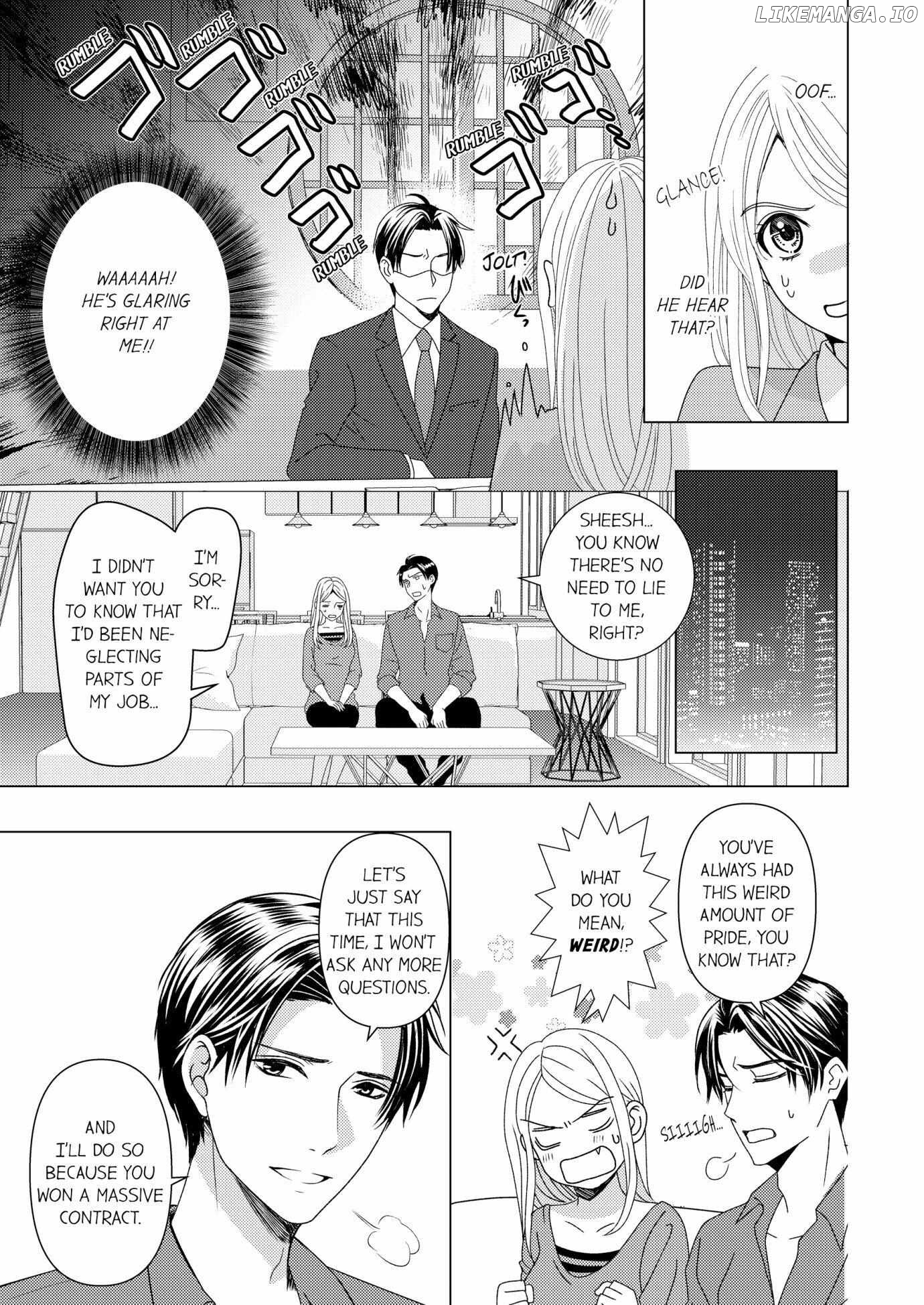 Iinazuke Shachou wa Itto ni Ueteiru 20nenkan Oazuke Sareta da, Kakugoshiro yo? Chapter 2 - page 19