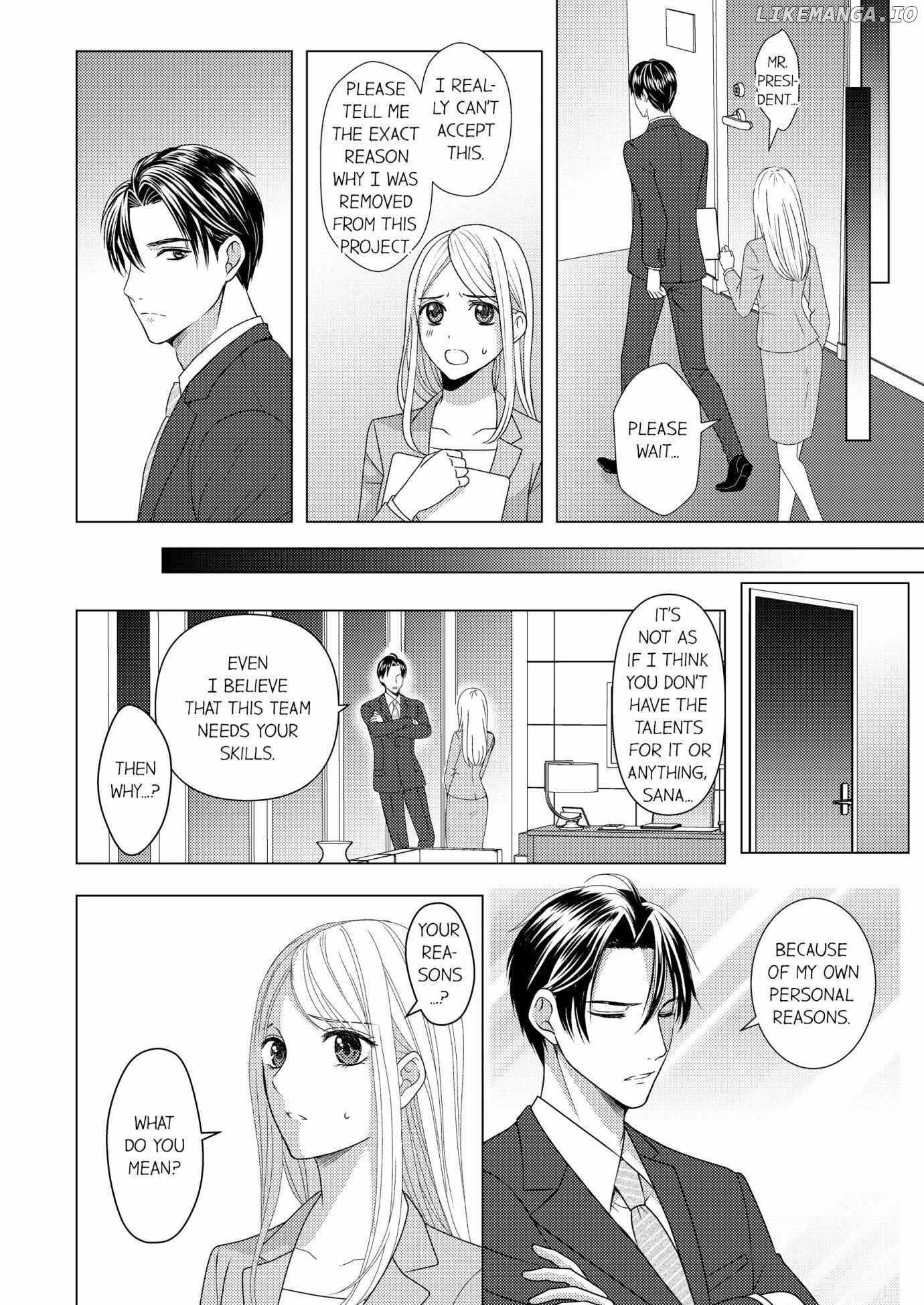 Iinazuke Shachou wa Itto ni Ueteiru 20nenkan Oazuke Sareta da, Kakugoshiro yo? Chapter 2 - page 22