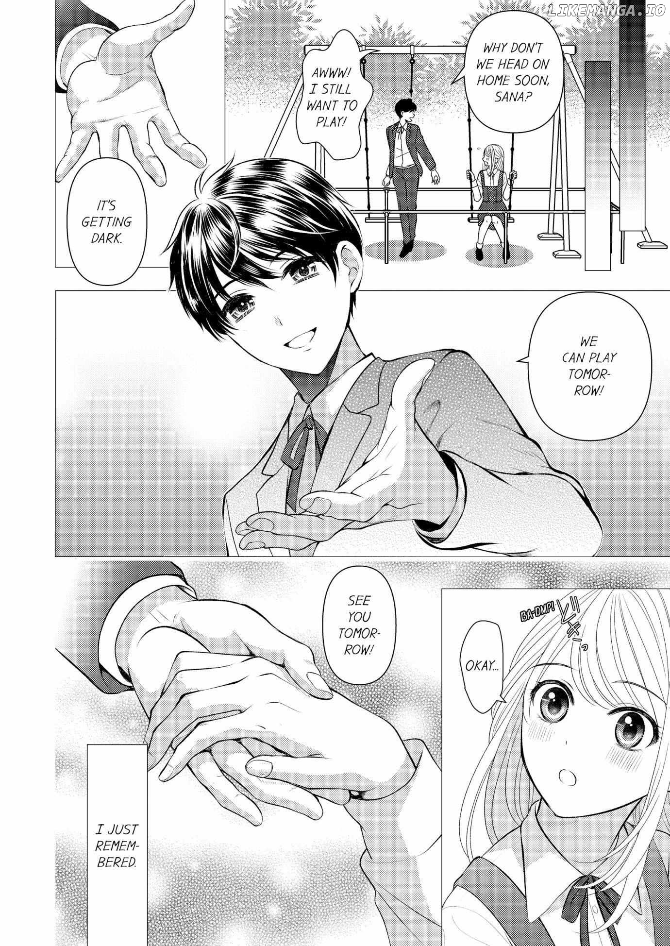 Iinazuke Shachou wa Itto ni Ueteiru 20nenkan Oazuke Sareta da, Kakugoshiro yo? Chapter 2 - page 4