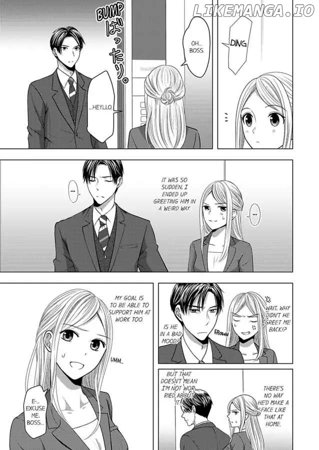 Iinazuke Shachou wa Itto ni Ueteiru 20nenkan Oazuke Sareta da, Kakugoshiro yo? Chapter 4 - page 23