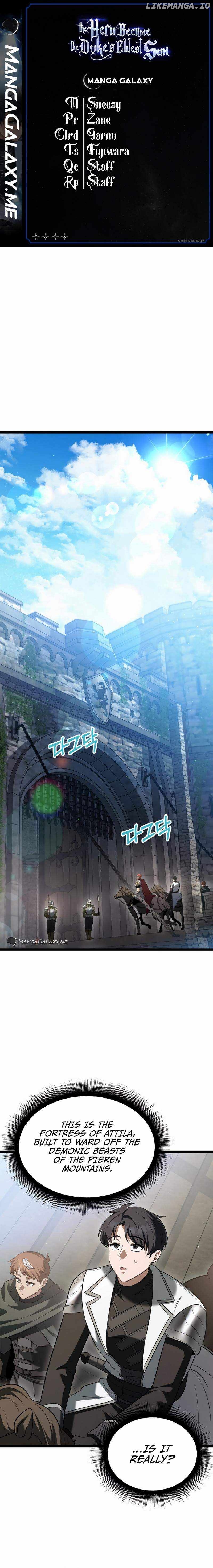 The Hero Became the Duke’s Eldest Son Chapter 10 - page 1