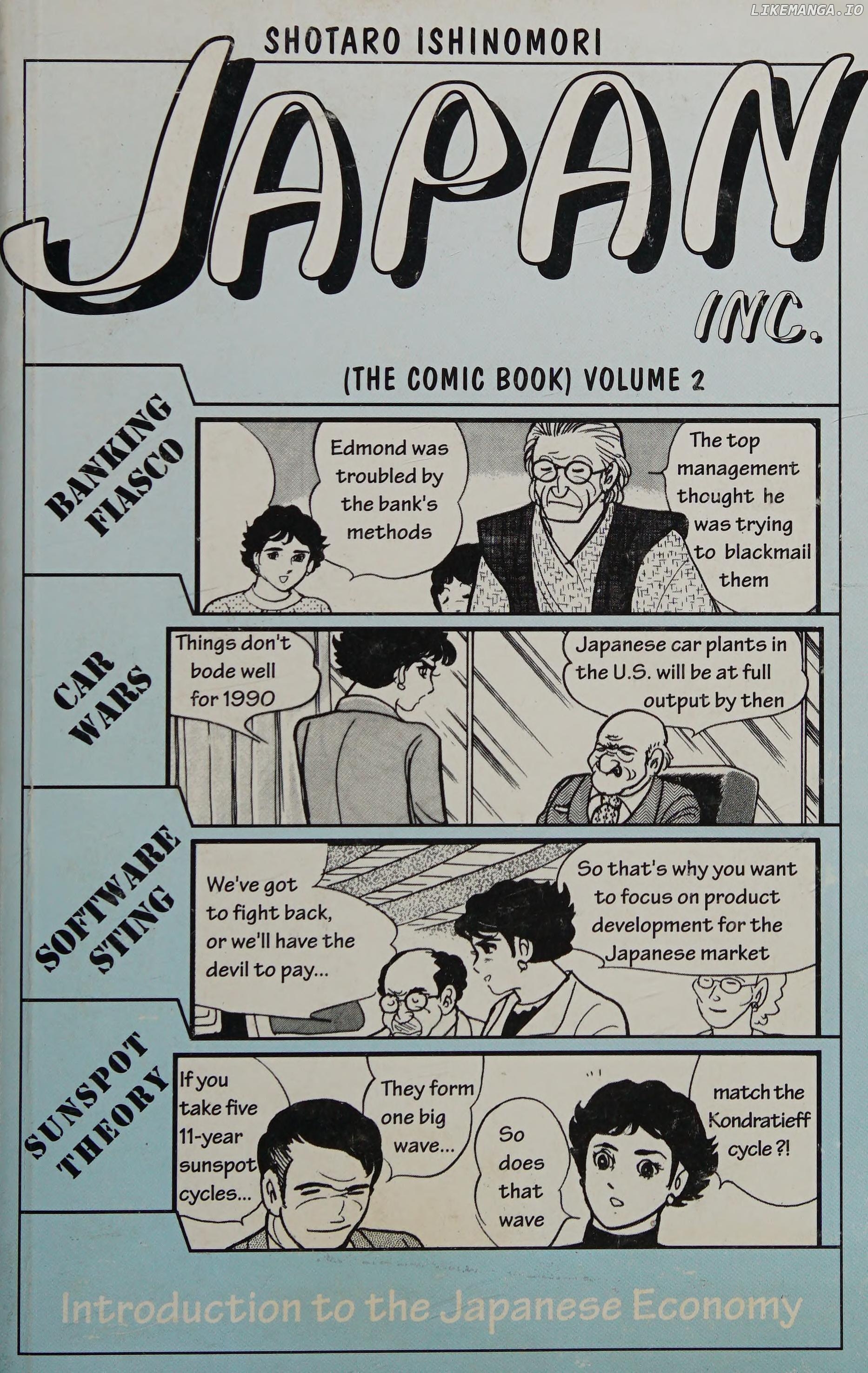Manga Introduction To The Japanese Economy chapter 1 - page 1