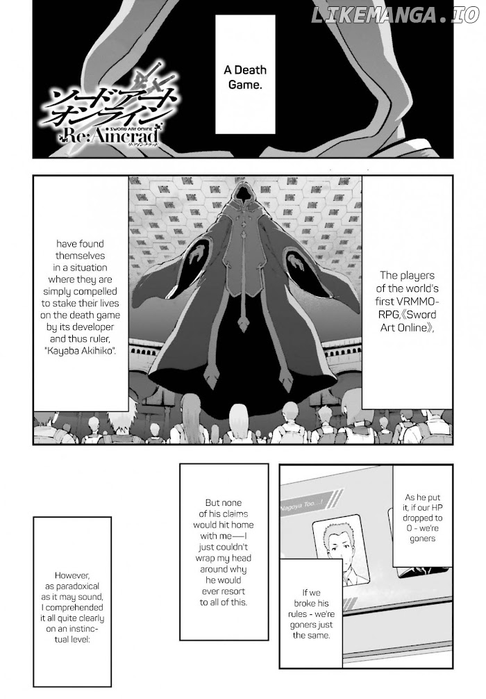 Sword Art Online - Re: Aincrad Chapter 2 - page 1