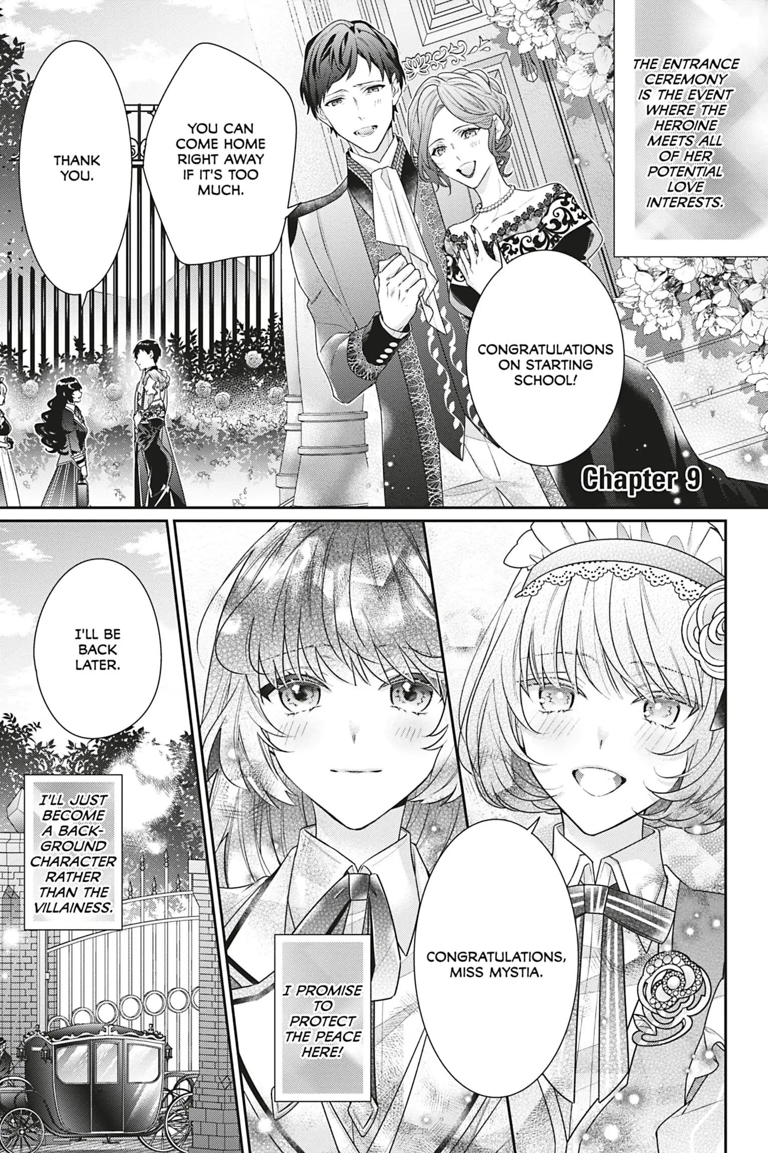 I Was Reincarnated as the Villainess in an Otome Game But the Boys Love Me Anyway! chapter 9 - page 1