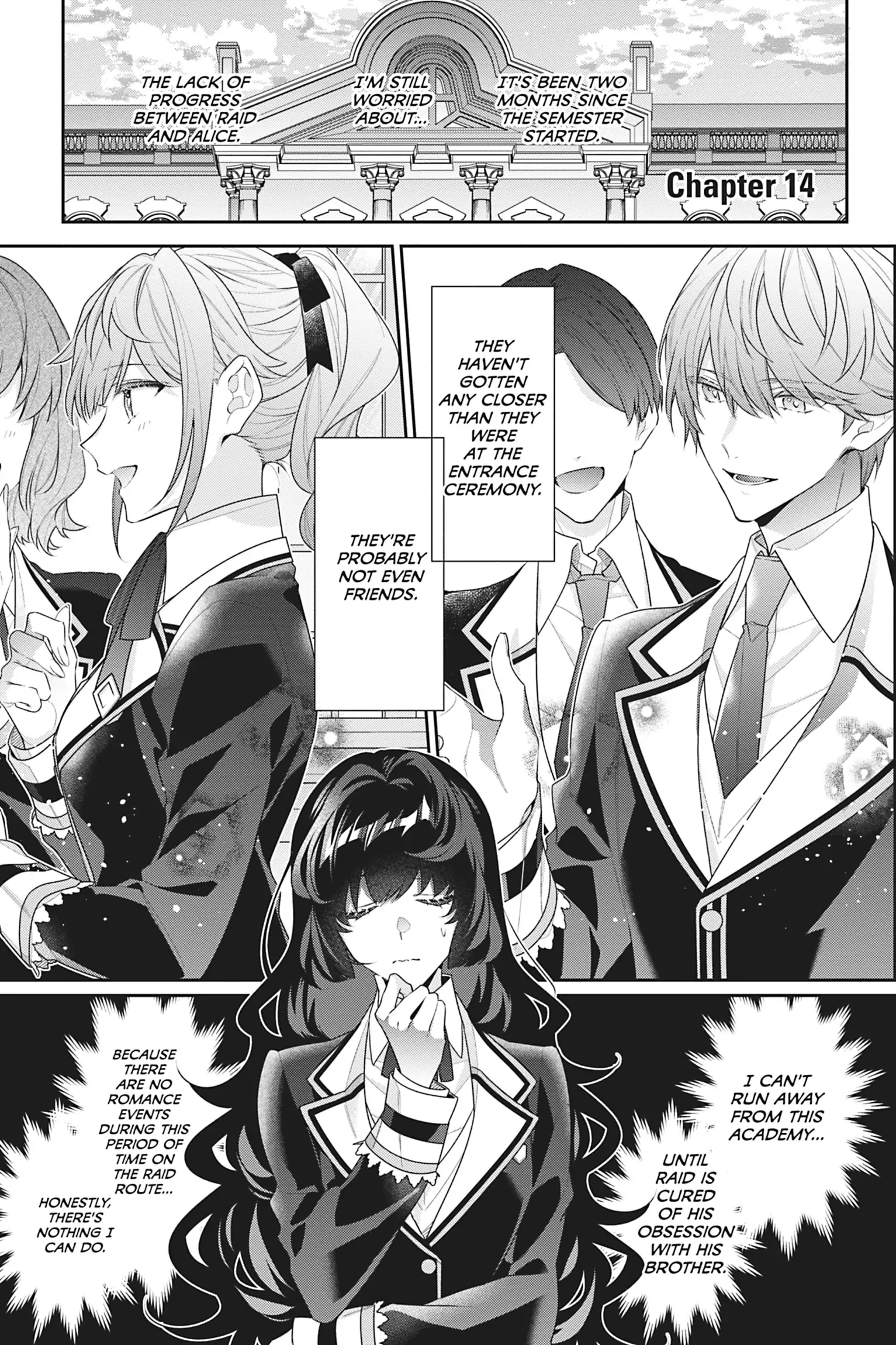 I Was Reincarnated as the Villainess in an Otome Game But the Boys Love Me Anyway! chapter 14 - page 1
