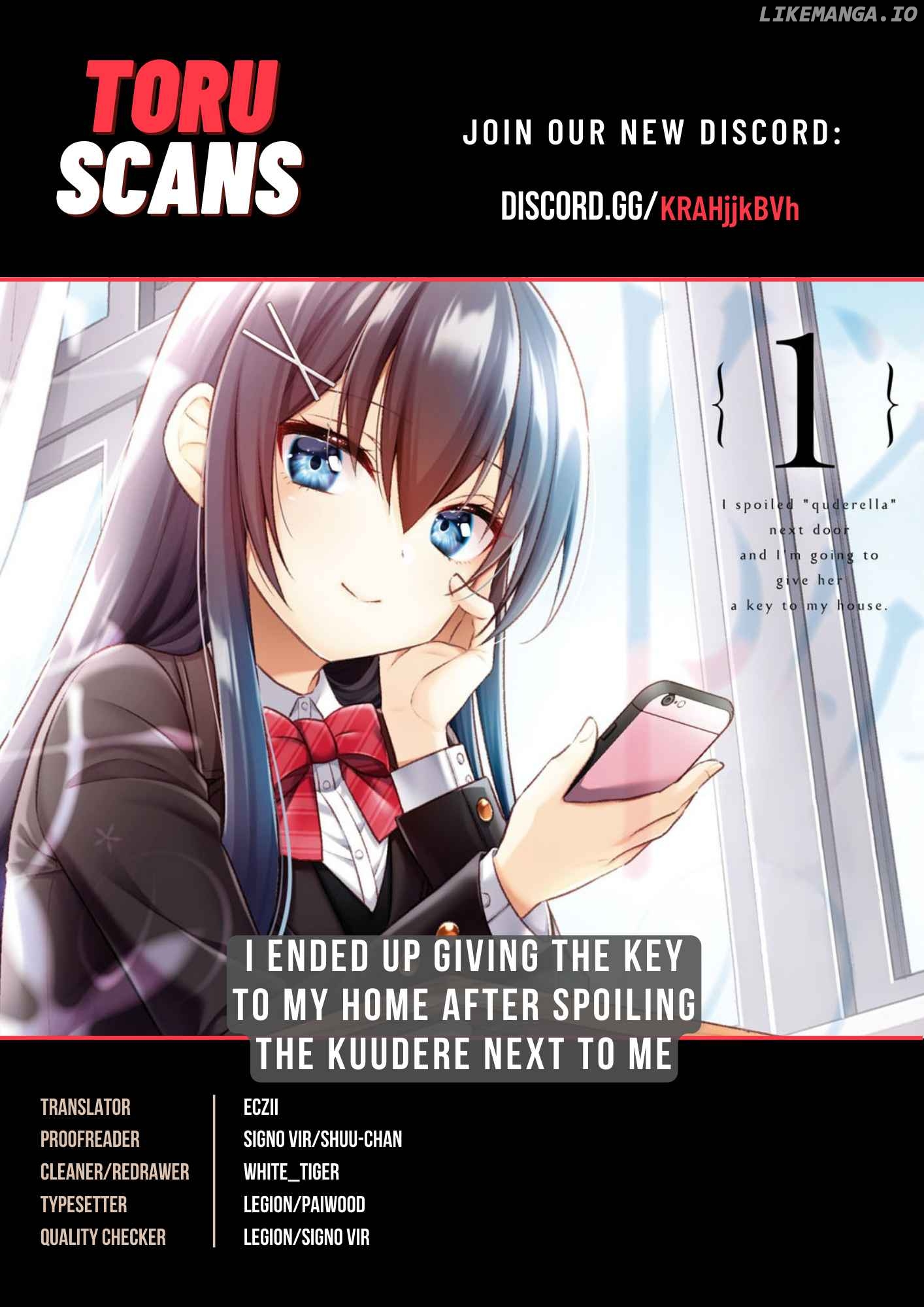 I Ended Up Giving The Key To My Home After Spoiling The Kuudere Next To Me chapter 1 - page 1