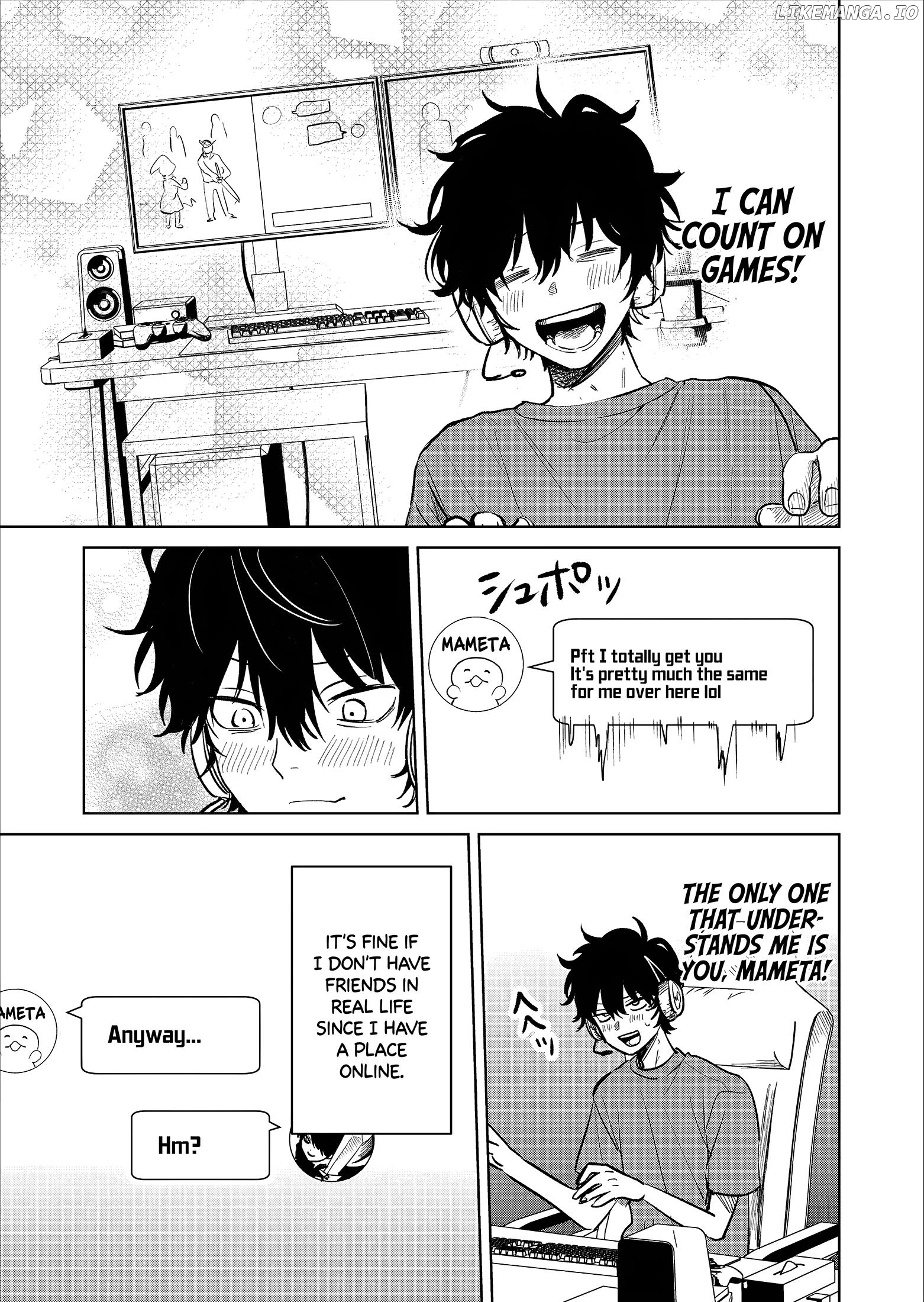 Inkya Ga Netoge Tomodachi Ni Renai Soudan Sareta Hanashi chapter 1 - page 3
