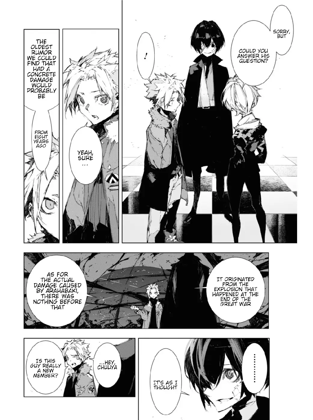Bungou Stray Dogs: Dazai, Chuuya, Juugo-Sai chapter 7 - page 33