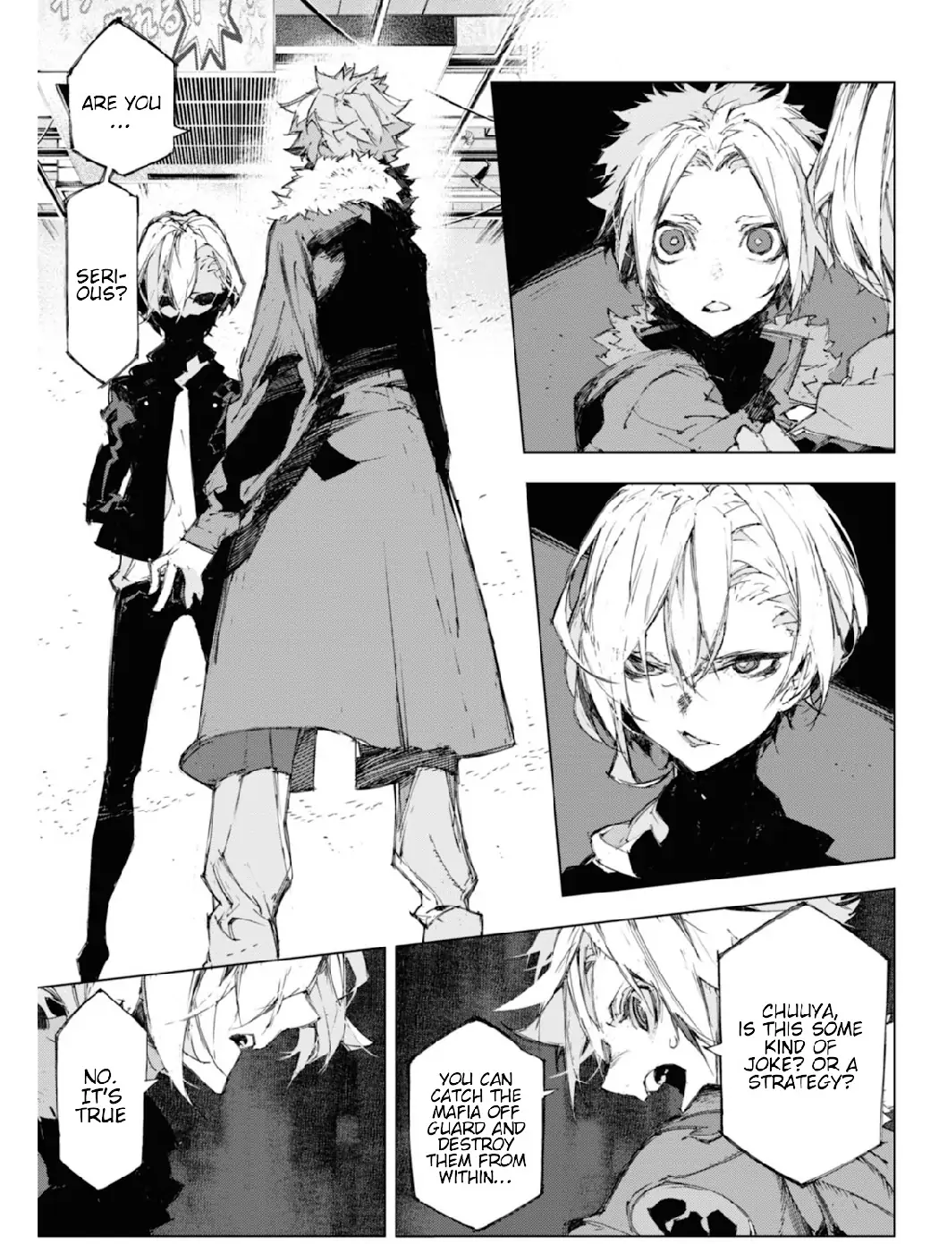 Bungou Stray Dogs: Dazai, Chuuya, Juugo-Sai chapter 7 - page 38