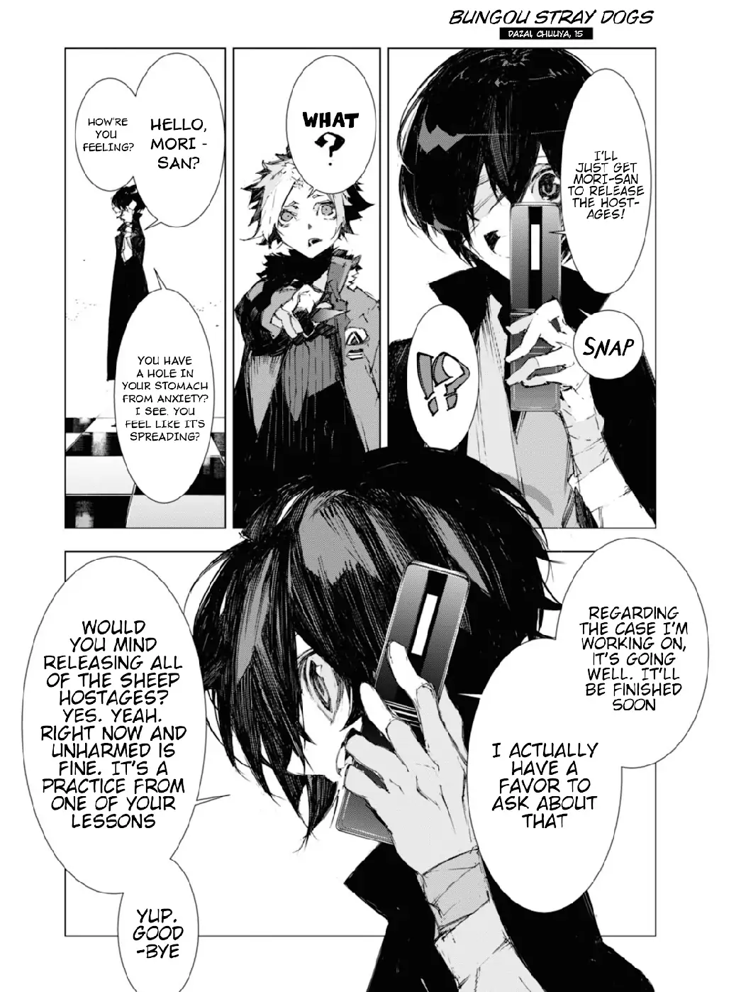 Bungou Stray Dogs: Dazai, Chuuya, Juugo-Sai chapter 7 - page 41