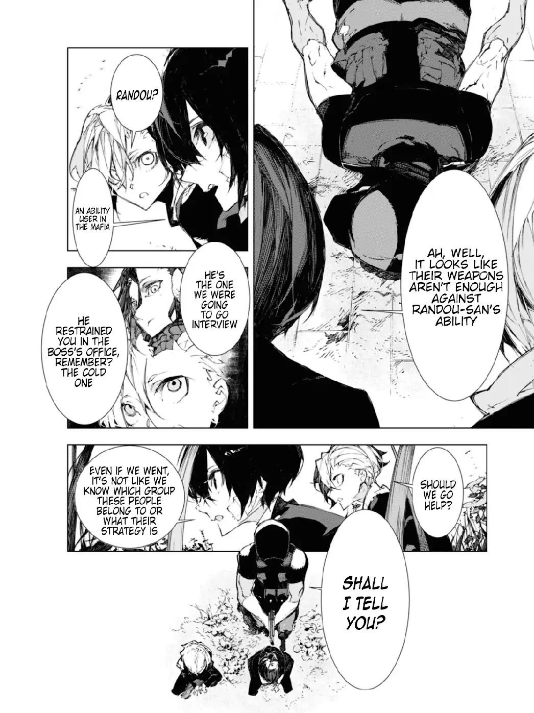 Bungou Stray Dogs: Dazai, Chuuya, Juugo-Sai chapter 5 - page 15