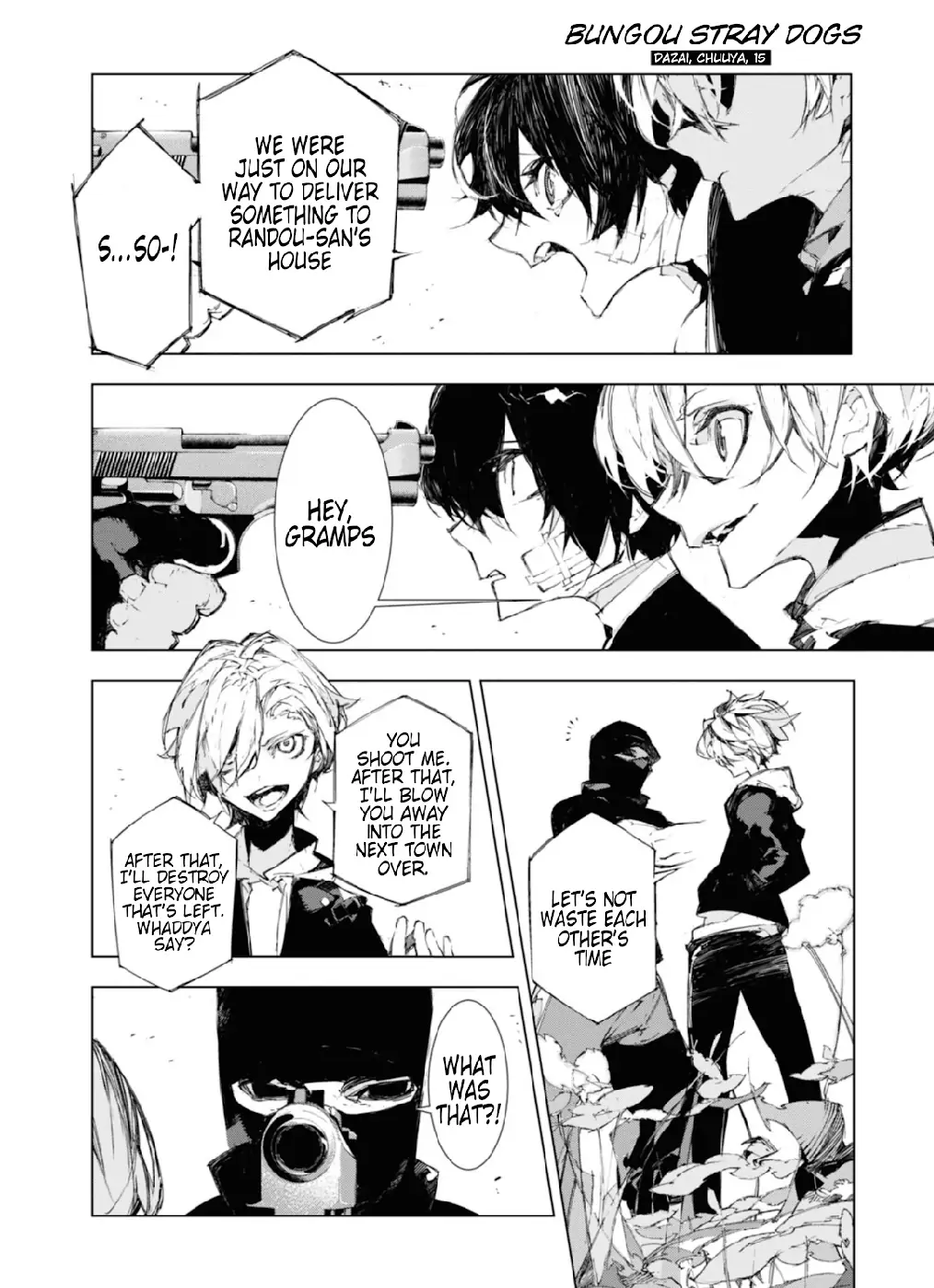 Bungou Stray Dogs: Dazai, Chuuya, Juugo-Sai chapter 5 - page 17