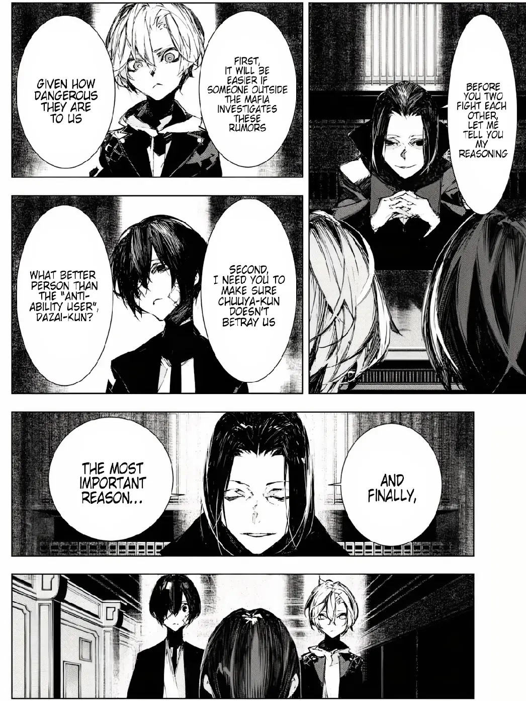 Bungou Stray Dogs: Dazai, Chuuya, Juugo-Sai chapter 4 - page 18