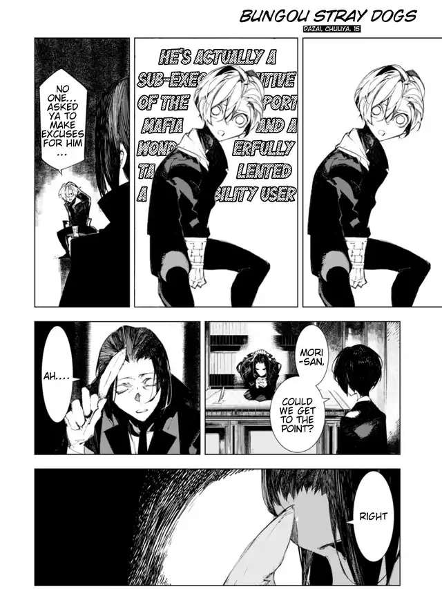 Bungou Stray Dogs: Dazai, Chuuya, Juugo-Sai chapter 3 - page 10