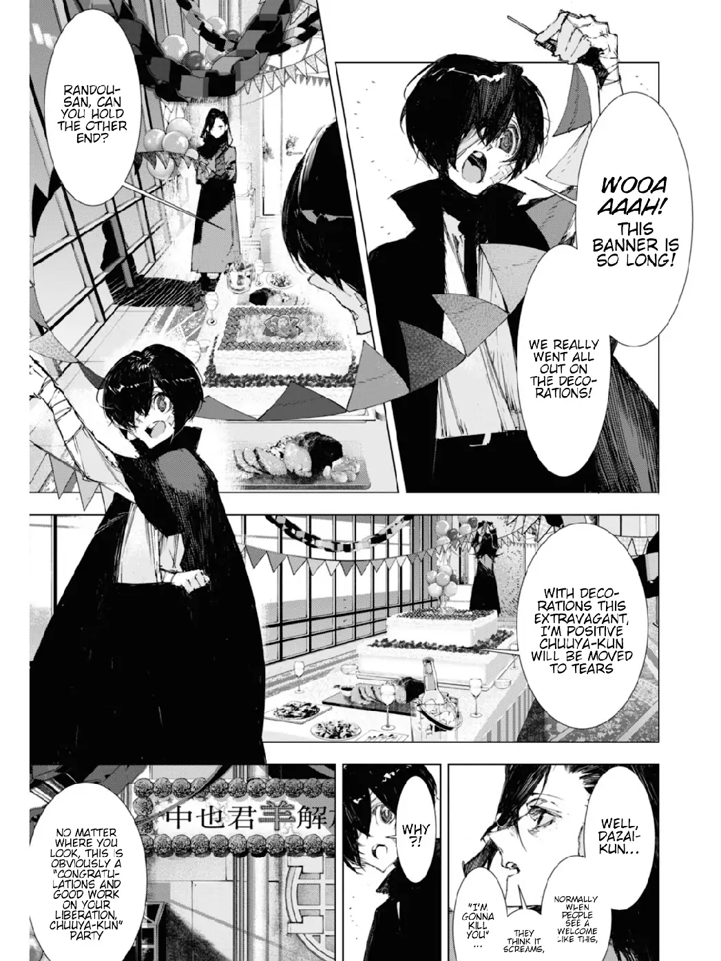 Bungou Stray Dogs: Dazai, Chuuya, Juugo-Sai chapter 10 - page 3
